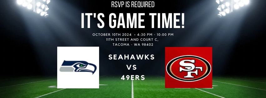 Seahawks vs 49ers Tailgate and Watch Party